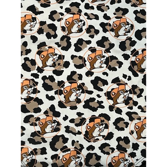 Buc-ee's Leopard Print Beaver‎ Logo Swimsuit YS - Picture 2 of 5